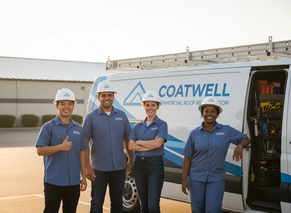 Commercial roof coating company in Stuart, IA